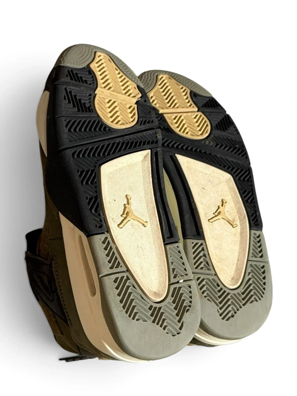 Kid’s Nike 4Y Air Jordan 4s Retro SE Craft Olive Shoes